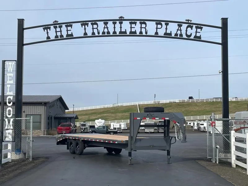 2026 Snake River GNFB25-16.1K DT Flatbed Trailer