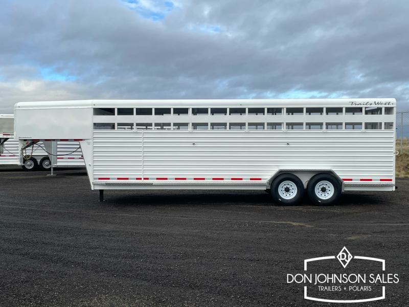 Trails West Hotshot GN 7' 6" X 24' Open Stock Trailer 