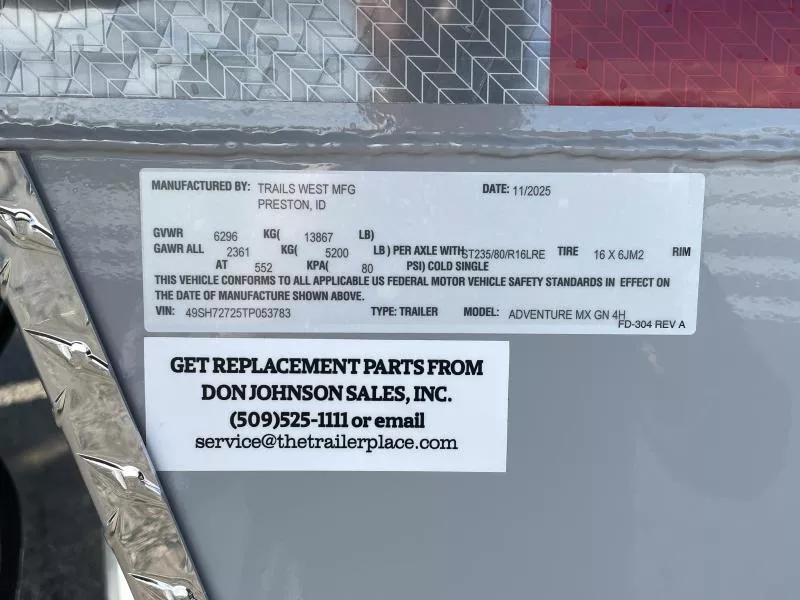 new Horse Trailers Trails West  for sale, in Walla Walla, WA Thumbnail 30