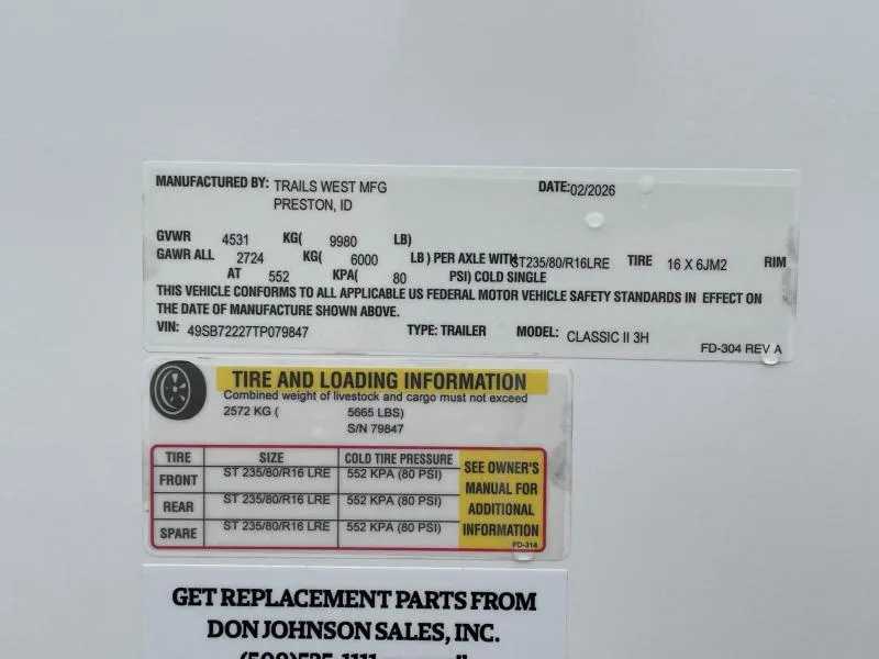 new Horse Trailers Trails West Manufacturing  for sale, in Walla Walla, WA Thumbnail 4