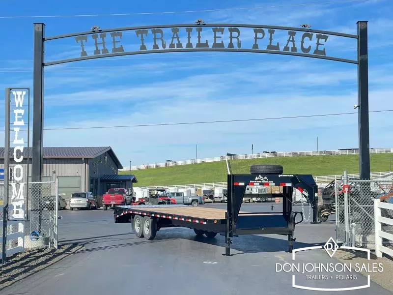 2026 Snake River 25'-16K GN Flatbed Trailer