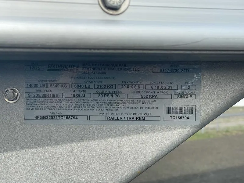 new Stock / Stock Combo Trailers Featherlite  for sale, in Walla Walla, WA Thumbnail 20