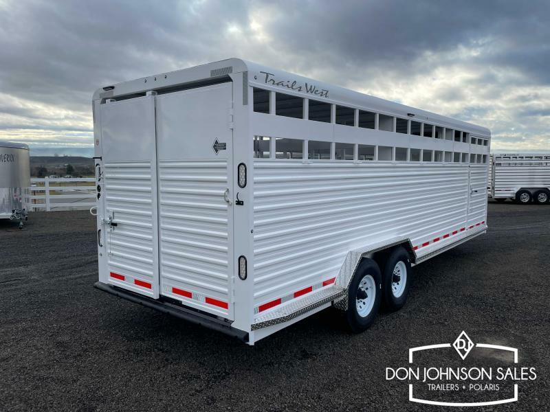 Trails West Hotshot GN 7' 6" X 24' Open Stock Trailer 