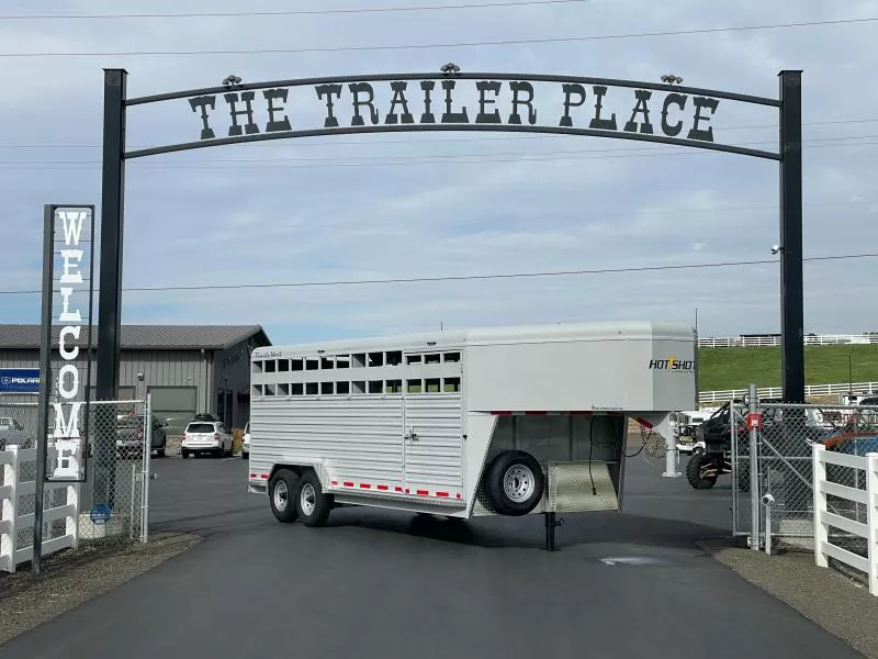 2026 Trails West Hotshot 20' Stock GN Horse Trailer