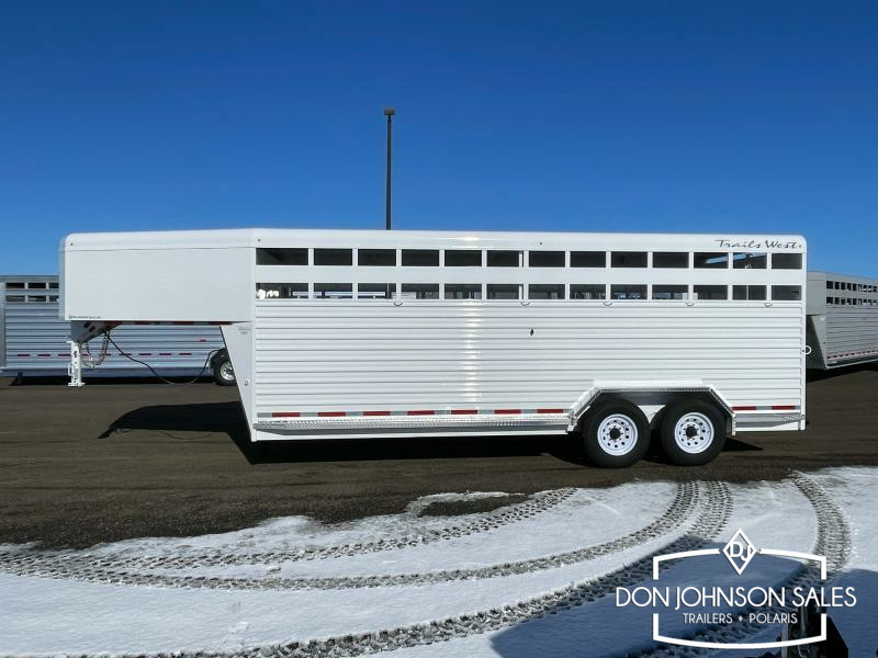 Trails West Hotshot GN 7' 6" X 20' Open Stock Trailer 