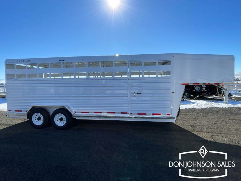 Trails West Hotshot GN 7' 6" X 20' Open Stock Trailer 
