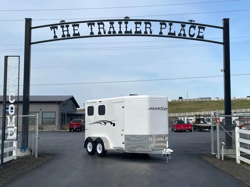2026 Trails West Manufacturing Adventure MX II 2H BP Horse Trailer
