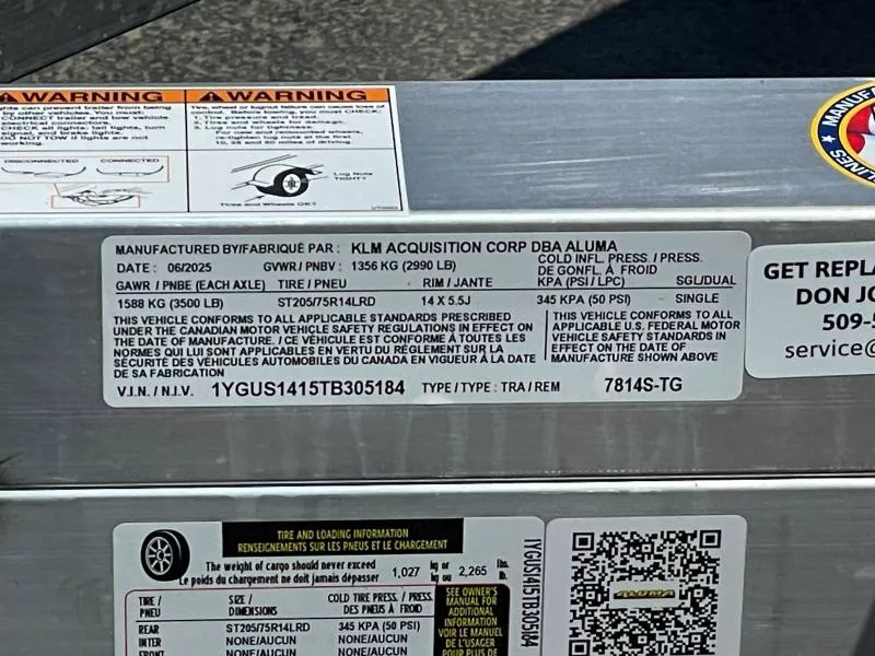 new Utility Trailers Aluma  for sale, in Walla Walla, WA Thumbnail 17