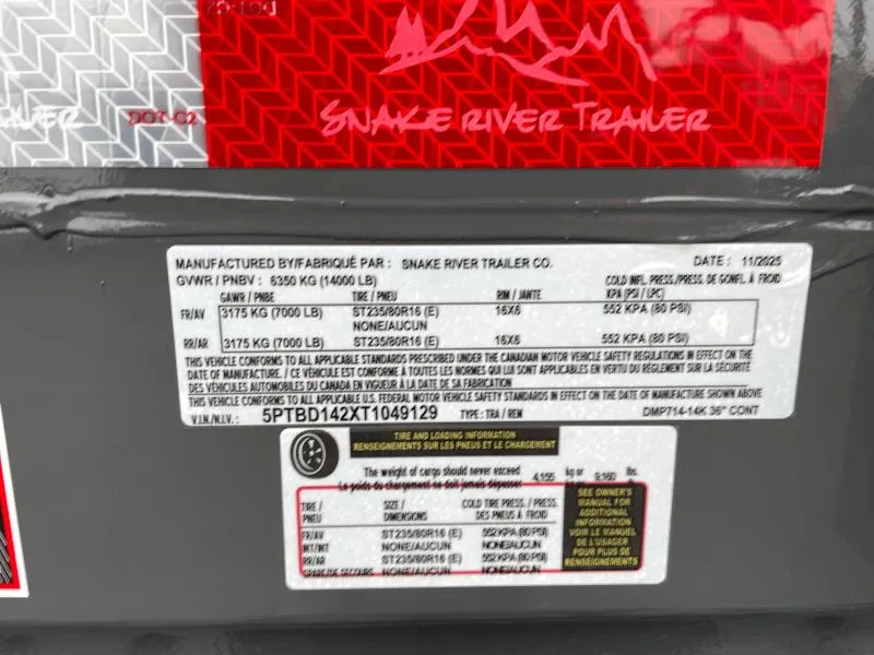 new Dump Trailers Snake River  for sale, in Walla Walla, WA Thumbnail 19