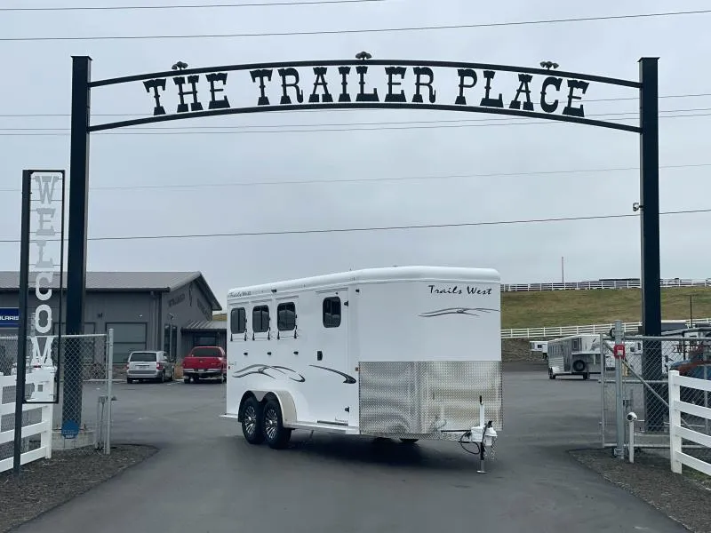 2026 Trails West Classic II 3H BP Horse Trailer