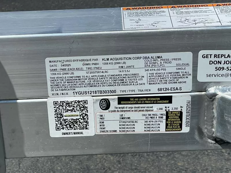 new Utility Trailers Aluma  for sale, in Walla Walla, WA Thumbnail 20