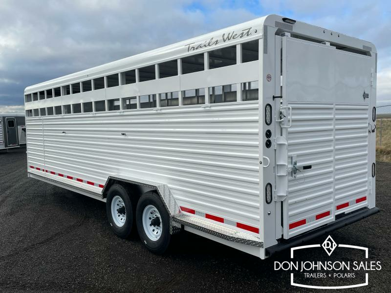Trails West Hotshot GN 7' 6" X 24' Open Stock Trailer 