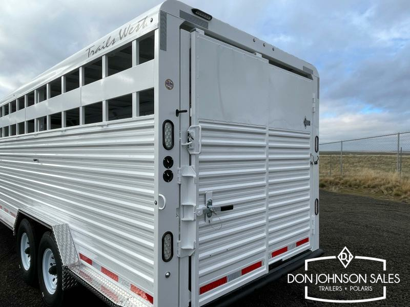 Trails West Hotshot GN 7' 6" X 24' Open Stock Trailer 