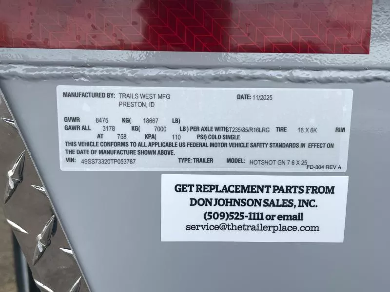 new Stock / Stock Combo Trailers Trails West  for sale, in Walla Walla, WA Thumbnail 36