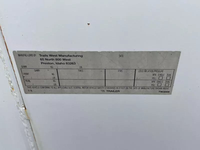 used Horse Trailers Trails West Manufacturing  for sale, in Walla Walla, WA Thumbnail 37