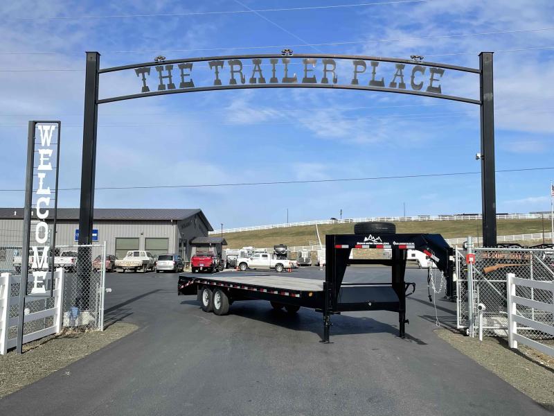 2023 Snake River GNFB 25' 14K Beavertail Flatbed Trailer 2023 Snake River GNFB 25' 14K Beavertail Flatbed Trailer