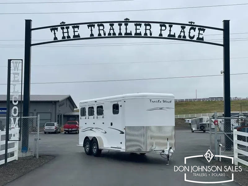 2026 Trails West Classic II 3H BP Horse Trailer