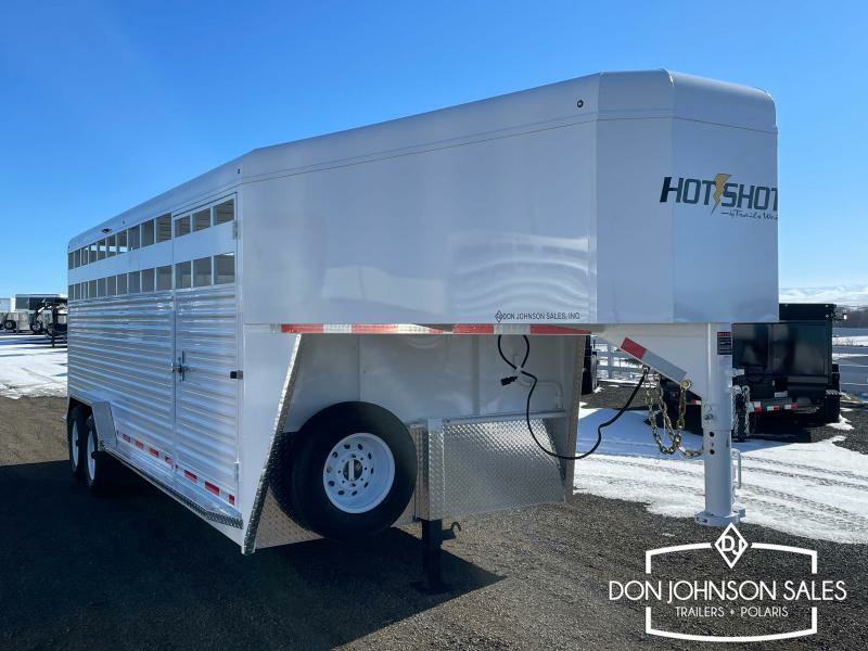 Trails West Hotshot GN 7' 6" X 20' Open Stock Trailer 