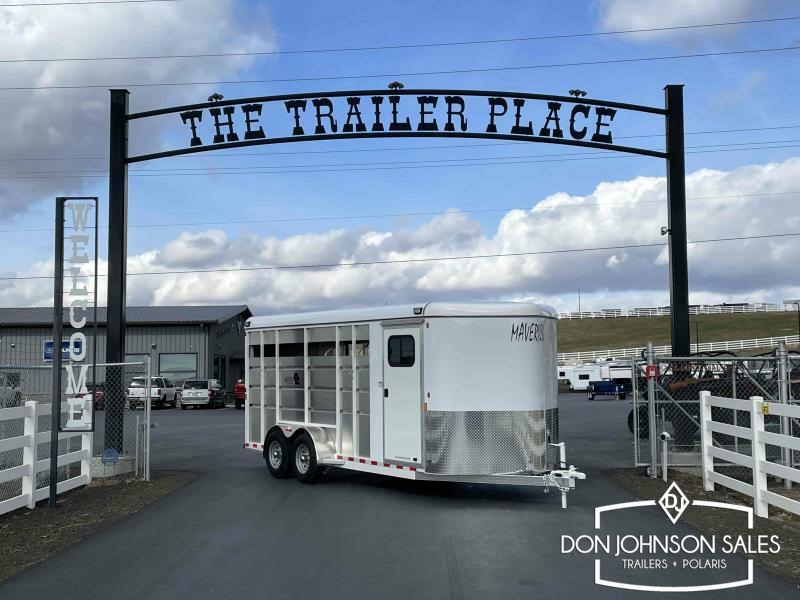 2023 C&B Trailers Maverick 4H 9.9K HS BP Horse Trailer Trailers Sales