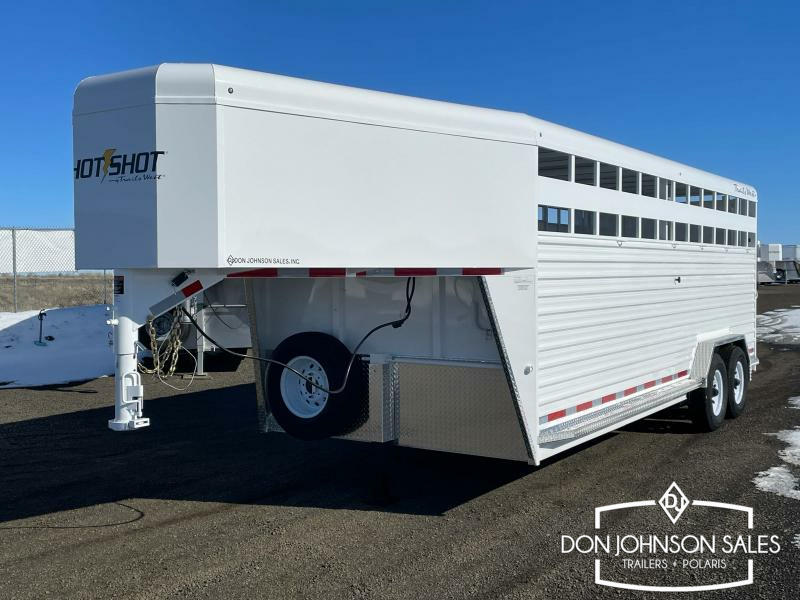 Trails West Hotshot GN 7' 6" X 20' Open Stock Trailer 