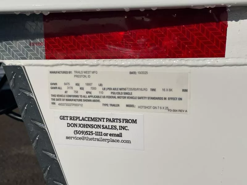 new Stock / Stock Combo Trailers Trails West  for sale, in Walla Walla, WA Thumbnail 5