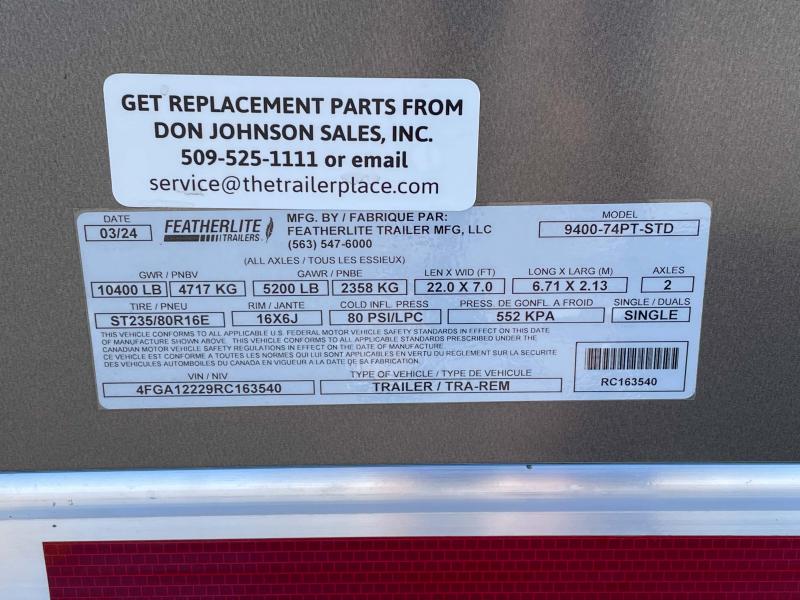 new Horse Trailers Featherlite  for sale, in Walla Walla, WA Thumbnail 4