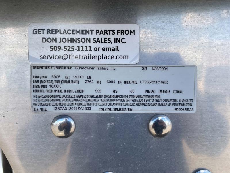 used Horse Trailers Sundowner Trailers  for sale, in Walla Walla, WA Thumbnail 6