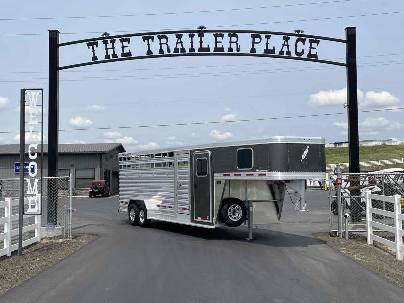 2023 Featherlite 8413 Stock Combo Trailer 2023 Featherlite 8413 Stock Combo Trailer