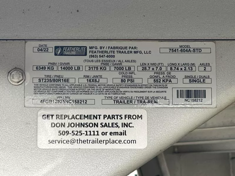 used Horse Trailers Featherlite  for sale, in Walla Walla, WA Thumbnail 30