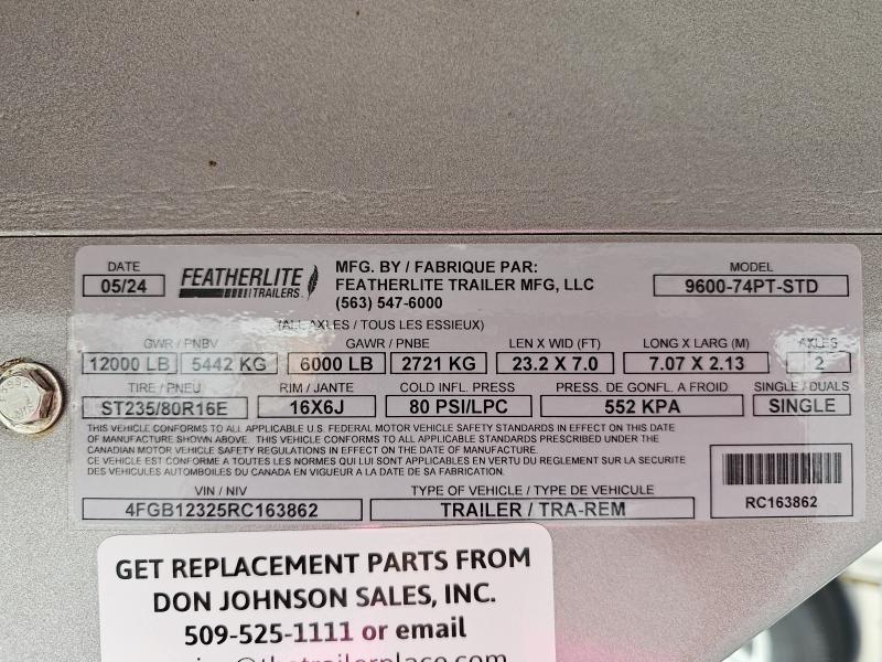 new Horse Trailers Featherlite  for sale, in Walla Walla, WA Thumbnail 18