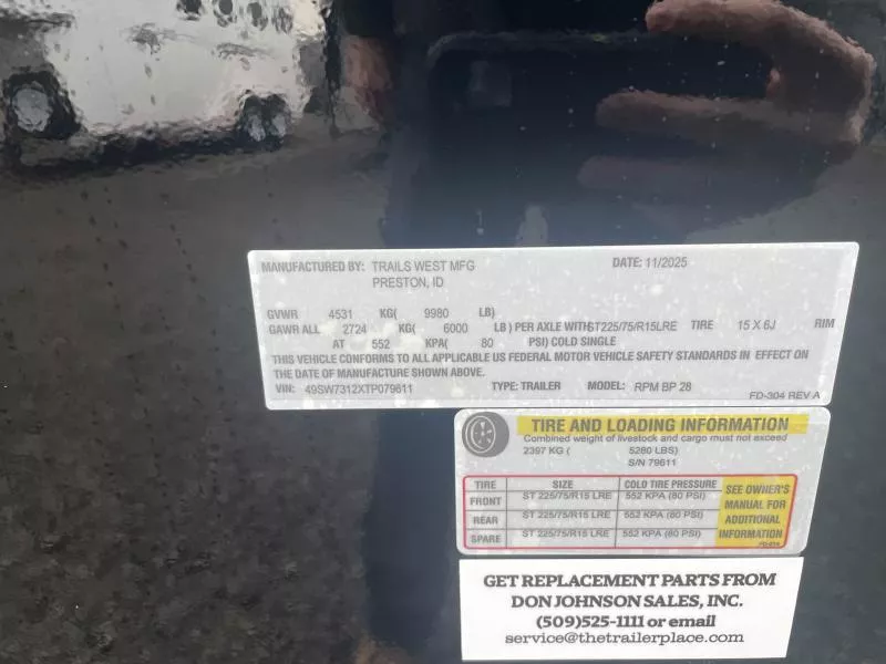 new Snowmobile Trailers Trails West  for sale, in Walla Walla, WA Thumbnail 34