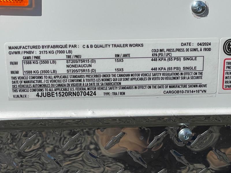 new Cargo (Enclosed) Trailers C&B Trailers  for sale, in Walla Walla, WA Thumbnail 23