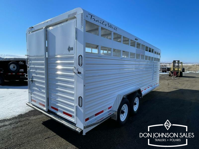 Trails West Hotshot GN 7' 6" X 20' Open Stock Trailer 