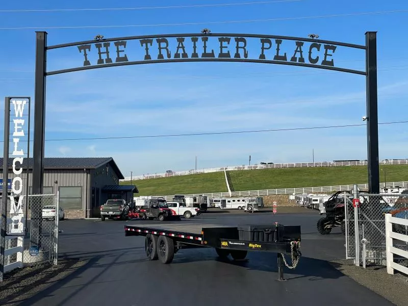 2022 Big Tex 18' 14K Deckover BP Trailer w/ Storage Box