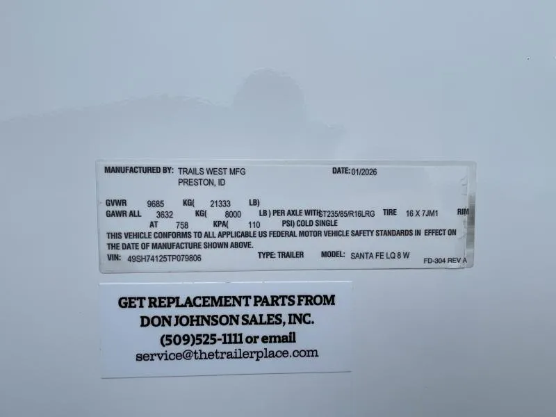 new Horse Trailers Trails West  for sale, in Walla Walla, WA Thumbnail 52