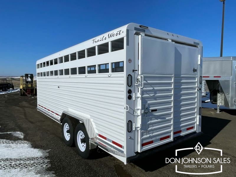 Trails West Hotshot GN 7' 6" X 20' Open Stock Trailer 
