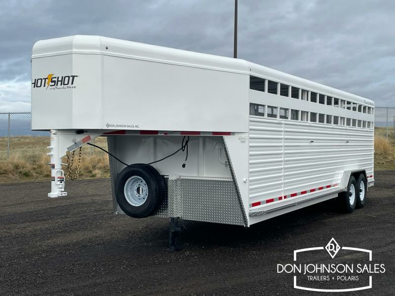 Trails West Hotshot GN 7' 6" X 24' Open Stock Trailer 