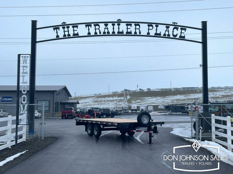 2025 Snake River FM818-6TA BP Flatbed Trailer