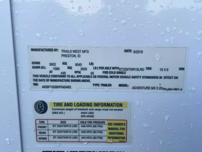 used Horse Trailers Trails West  for sale, in Walla Walla, WA Thumbnail 33