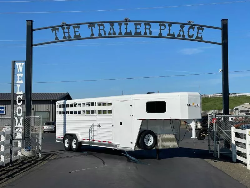 2026 Trails West Hotshot 25' Stock Combo GN w/ Straight Tack Pkg.