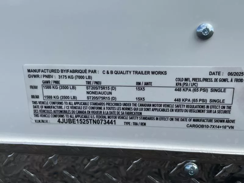 new Cargo (Enclosed) Trailers C&B Trailers  for sale, in Walla Walla, WA Thumbnail 18