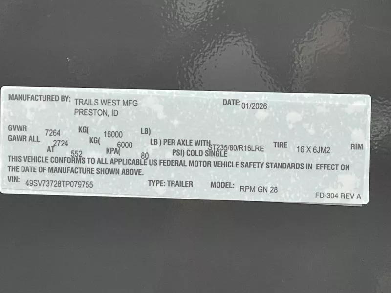 new Snowmobile Trailers Trails West Manufacturing  for sale, in Walla Walla, WA Thumbnail 31