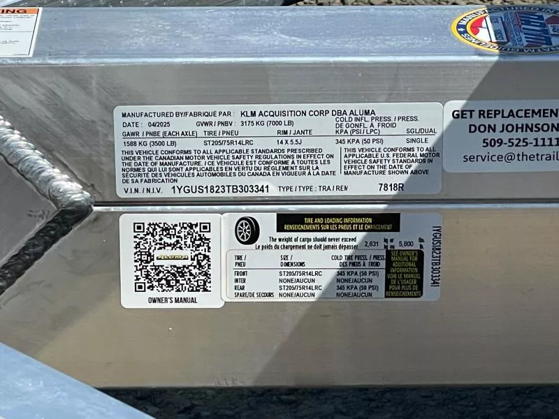 new Utility Trailers Aluma  for sale, in Walla Walla, WA Thumbnail 17