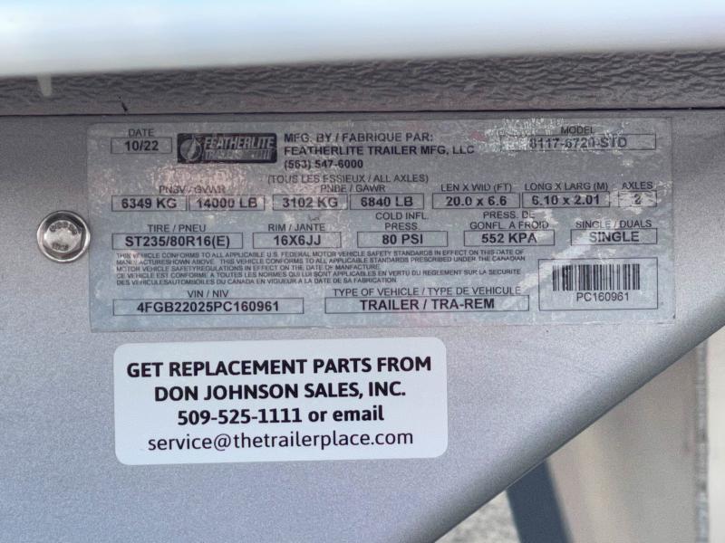 new Stock / Stock Combo Trailers Featherlite  for sale, in Walla Walla, WA Thumbnail 24