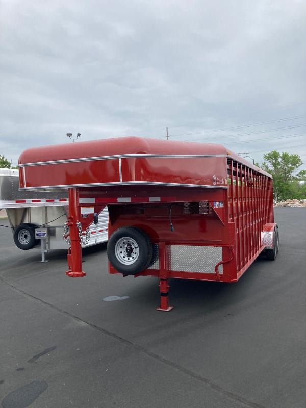 2022 Circle D 2022 6’8x24 Circle D Stock Trailer 2022 Circle D 2022 6’8x24 Circle D Stock Trailer