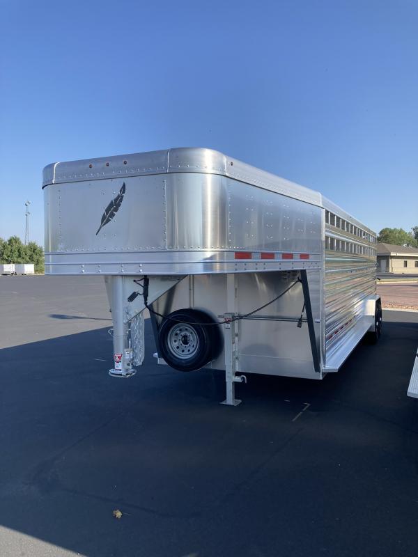2023 Featherlite 8127 7' x 24' Stock Trailer 2023 Featherlite 8127 7' x 24' Stock Trailer
