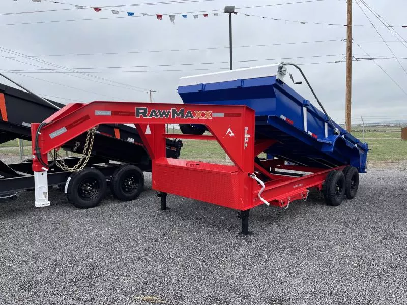 2025 RawMaxx LPX-16GN Dump Trailer