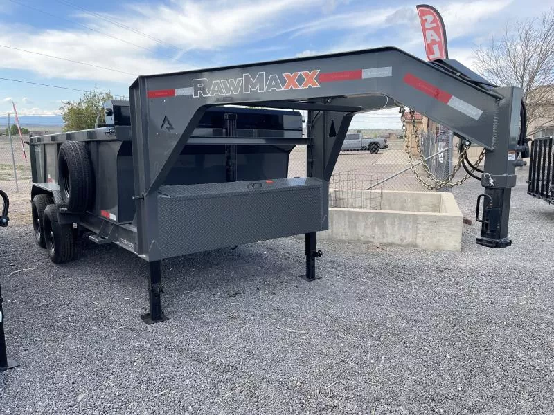 2025 RawMaxx LPXT14GN14K Dump Trailer
