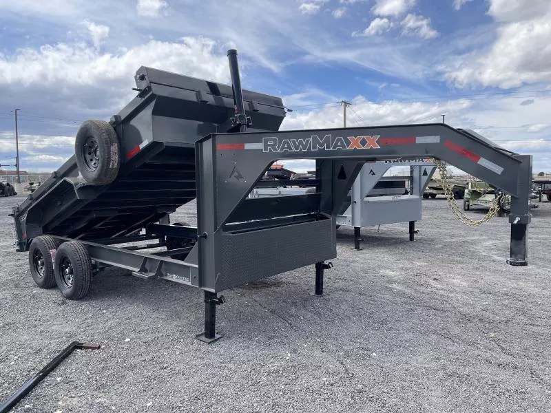 2025 RawMaxx LPXT16GN14K Dump Trailer