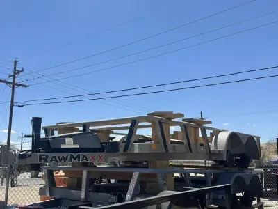 2026 Rawmaxx Trailers 77X14 T/A UTX Utility 